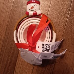 NWT Holiday Time Snowman measuring cups. 4. CHRISTMAS 2023